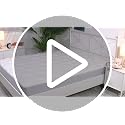 King Mattress Pad with Deep 8-21 Inch Pocket - Ultra Soft Quilted Fitted Cover - White