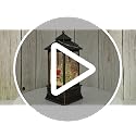 Impress Life Christmas Snow Globe Lantern with Light & Music, Santa