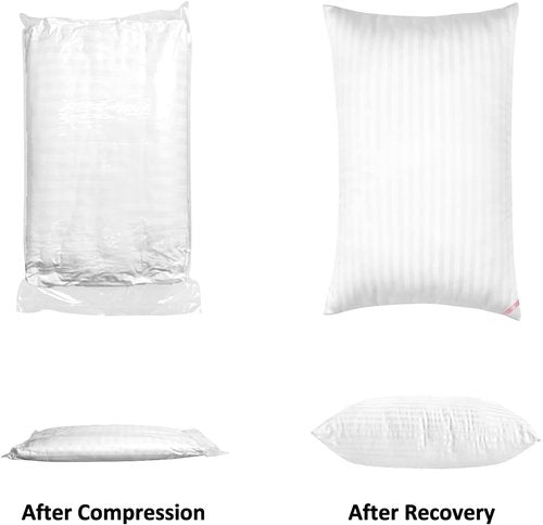 EIUE Hotel Collection Bed Pillows - Super Soft Down Alternative | 2 Pack Queen Size 20 x 30 Inches