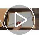 3 Pack 18x24 Inch Wooden Poster Frames - Natural Oak Solid Wood