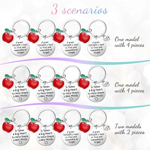 Geiserailie 16 Pcs Christmas Teacher Appreciation Gifts Set Wine Tumblers Socks Bracelets Keychains