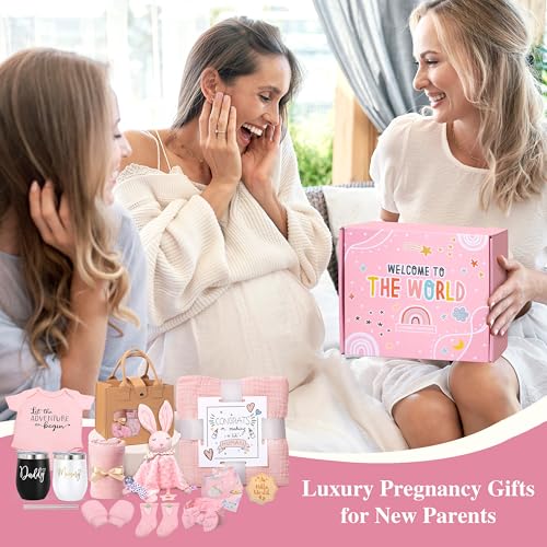 New Mom Gifts for Women, Pregnancy Gift Parents Gender Reveal with