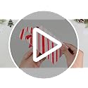 Christmas Candy Cane Cabinet Handle Covers Set - Festive Kitchen Decor, 10 Pack