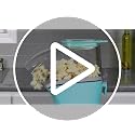 Hot Air Popcorn Popper - 18 Cups, Aqua, No Oil, Fast & Healthy Snack