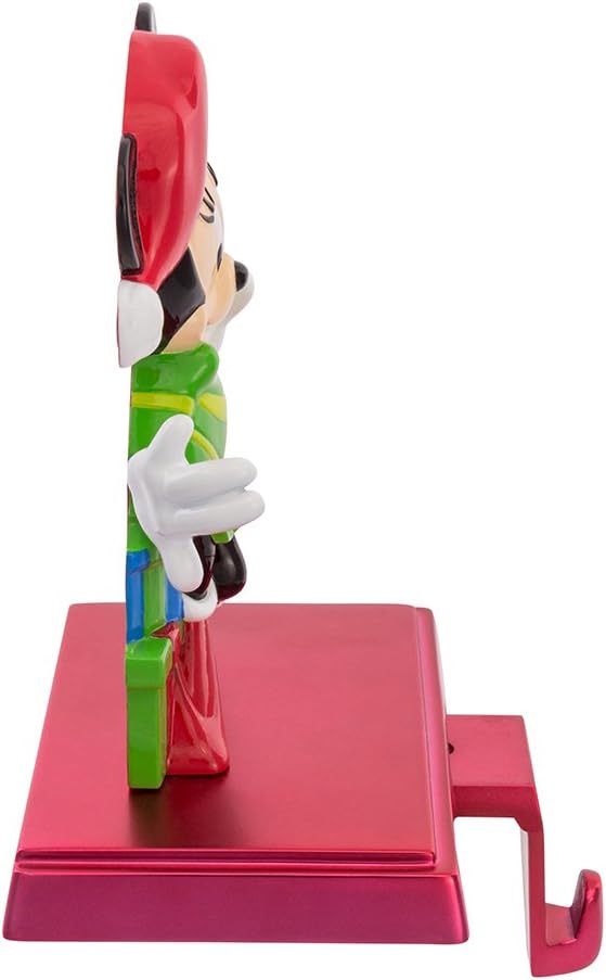 Minnie Mouse Stocking Holder by Kurt Adler - Festive Holiday Decor for Mantels