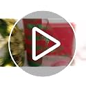 TONIFUL Red White Green Decorative Mesh Ribbon Rolls 10 Yards, 3 Pack for Christmas Wreaths & Party Decor
