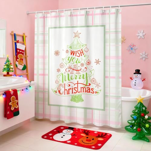 Festival-04 Waterproof Shower Curtain 72x72 inch, Machine Washable Polyester, Bathroom Decor
