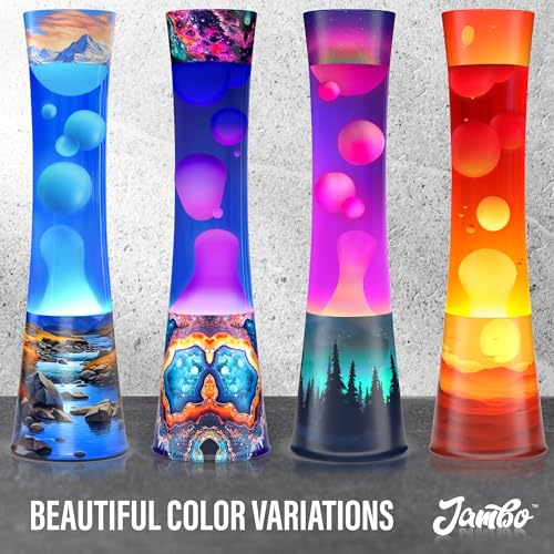 JAMBO Sunset Motion Lamp - 15.5-Inch Relaxing Nightlight & Home Decor