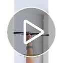 BaiNong Adjustable Closet Rod 17-134 Inch Black Heavy Duty Storage