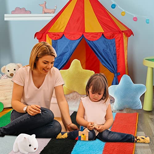 Star Pillow Plush Soft Star Shaped Throw Pillows Toy Stuffed Cushion Yellow 15.7"