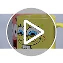 SpongeBob & Patrick 11oz Ceramic Mug Set - Nickelodeon Cartoon Coffee Cups