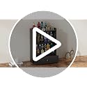 Wooden 3-Tier Cologne Organizer for Men with Drawer - Perfume & Accessory Storage