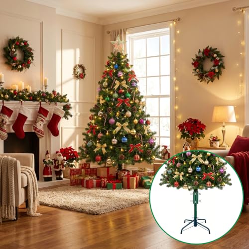 19-Inch Adjustable Christmas Tree Height Extender Kit with Stable Stand