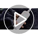 Grey Wearable Heated Blanket with Foot Pocket & Hood - Electric Throw with Sleeves, 8 Heat Levels, Auto-Off, Portable