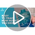 AQUAFIT 1 Gallon Water Bottle with Time Markers, Gray, 128oz, 2 Leak-Proof Lids