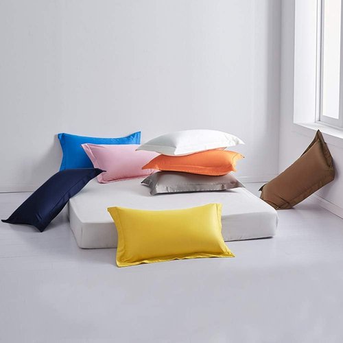 FLXXIE Microfiber Euro Pillow Shams - Set of 2 Soft, Fade & Wrinkle Resistant Covers | White, 26x26 Inches