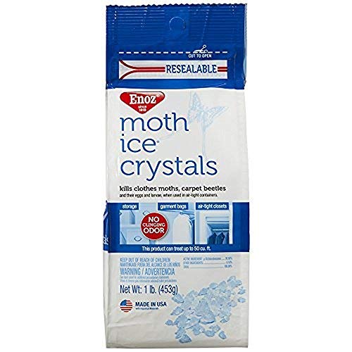 Moth Crystals 6-Pack – Pest Control for Clothes & Carpets, 6 Pounds