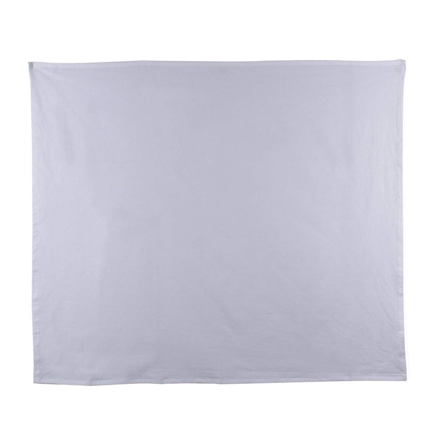 DG Collections 100% Cotton Flour Sack Towels – 12 Pack, 27x27 Inches, White, Lint-Free, Pre-Washed, Hemmed Edges – Reusable Kitchen Towels for Cleaning, Embroidery, Printing & Crafts - White