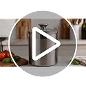 Cooks Standard 4-Piece Large Stainless Steel Canister Set for Pantry & Kitchen Storage