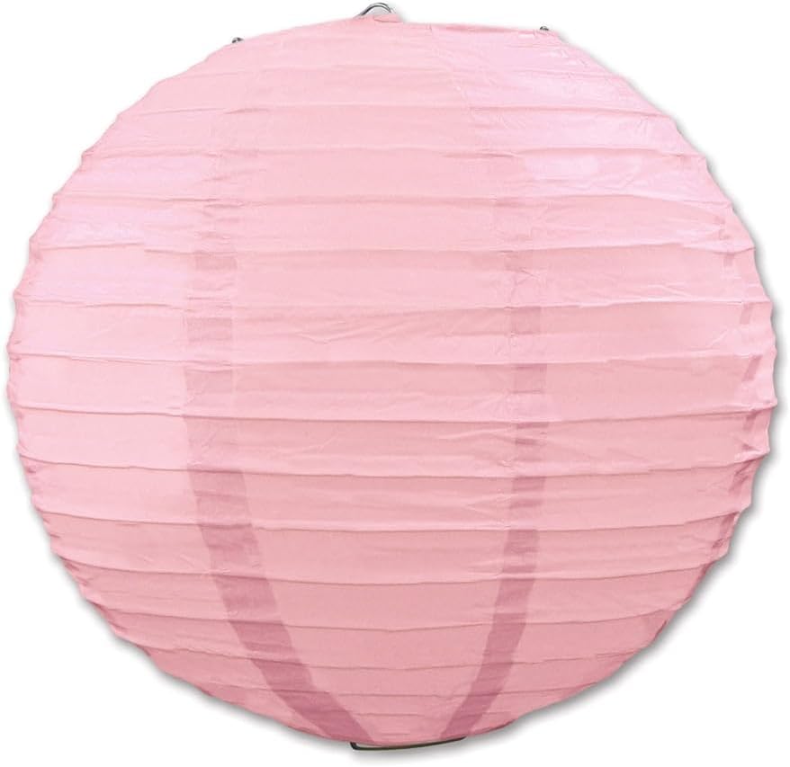 Lavender Paper Lanterns - 3 Pack Decorative Hanging Ceiling Decor for Birthdays, Showers & Events