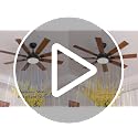Kviflon 52 Inch Indoor Outdoor Ceiling Fan with Lights and 8 Wooden Blades - Brown / Remote & App Control