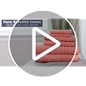 Turkish Cotton Linen Towel Set - 6 Piece Bathroom & Spa Towels - Absorbent & Soft