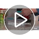 Clear Storage Bins with Lids - 12 Qt, 4-Pack - Made in USA, Flat Organization