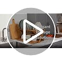 Utoplike 3-Tier Collapsible Teak Dish Drying Rack Large Capacity - Standard