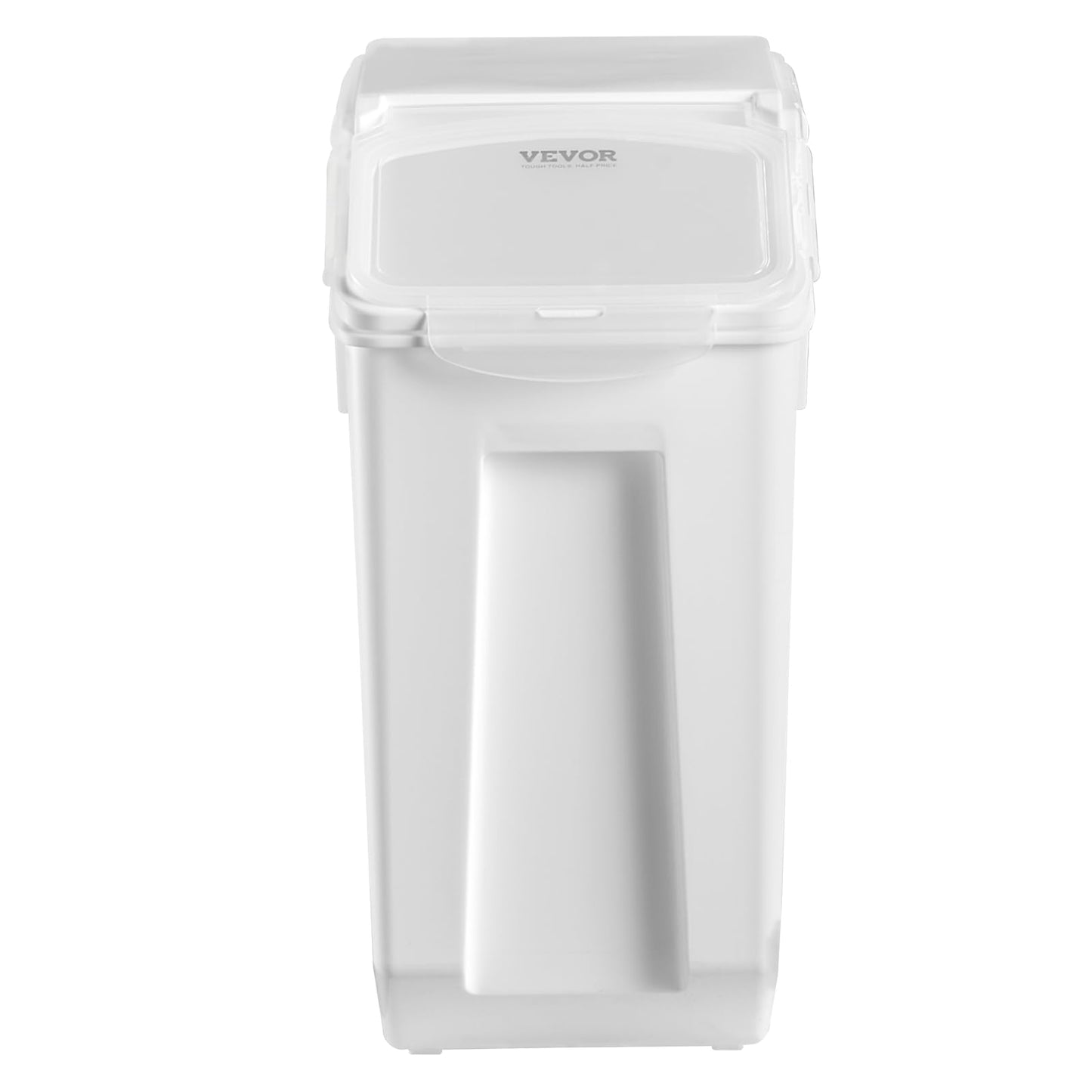 VEVOR Rice Storage Container, 4.5Gallon/20L x2 Capacity Large Dog Food Dispenser Bin, Kitchen Ingredient Grain Cereal Flour Bin, Pet food Containers with Wheels, 2 Measuring Cups, Airtight Lid, 2 Pack