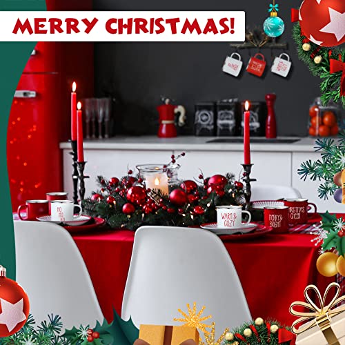 Sieral 27-Pack Christmas Enamel Coffee Mugs, 12 oz Winter Hot Chocolate Cups
