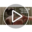 Delta 6-Setting Brushed Nickel Fixed Shower Head - Stainless, 6 Inch, 1.75 GPM