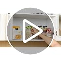 8 Pack Large Clear Storage Bins with Handles - Pantry & Fridge Organizer