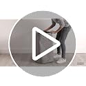 Joseph Joseph Tota 60L Dual-Compartment Fabric Laundry Hamper with Removable Bags - Ecru