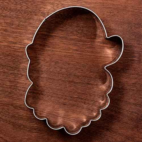 LILIAO Christmas Santa Face Cookie Cutter - 3.4 x 4.3 inches - Stainless Steel