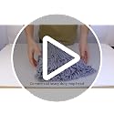Blue 6 Pack Heavy Duty Commercial Mop Heads Replacement for Floor Cleaning
