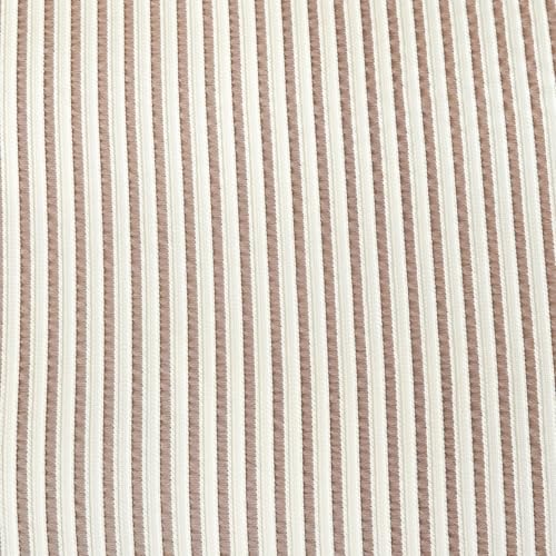 Dark Brown Striped Queen Comforter Set 3 Pieces Microfiber Bedding