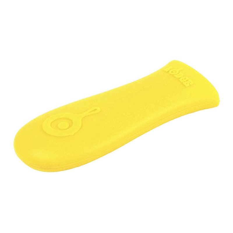 Lodge Silicone Hot Handle Holder - Dishwasher Safe Hot Handle Holder Designed for Lodge Cast Iron Skillets 9 Inches+ w/Keyhole Handle - Reusable Heat Protection Up to 500° - Yellow