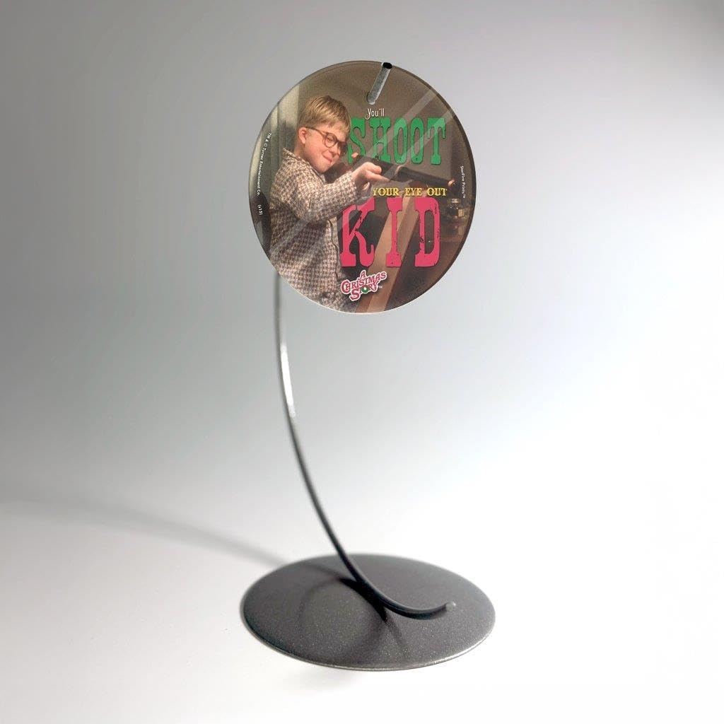3.5” Starfire Glass Art – A Christmas Story Shoot Your Eye Out – Perfect Gift & Collectible
