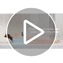 HOMRELEXA Twin XL 3 Inch Bamboo Mattress Topper with Cooling Gel & Charcoal Foam