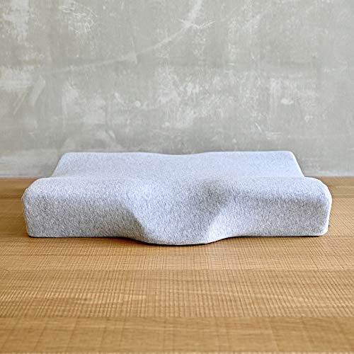Ergonomic Cervical Pillow for Neck Support - Firm Memory Foam with Organic Cotton Cover