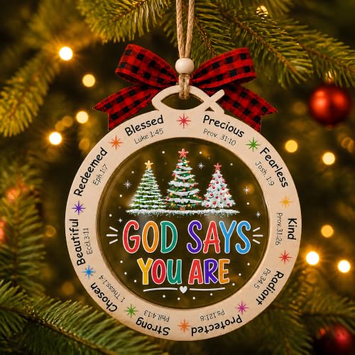 Christmas Ornaments 2026 - Christian Hanging Ornament | Stocking