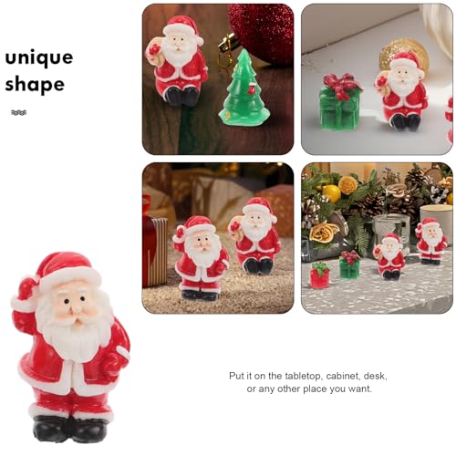 Happyyami 20pcs Christmas Miniature Ornaments Set - Resin Holiday Decorations for Tree & Holiday Decor