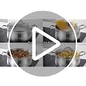 8QT Tri-Ply Stainless Steel Induction Stock Pot with Lid - Heavy Duty Cooking