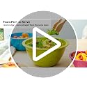 Confetti Melamine Nesting Mixing Bowls Set - Colorful Vibrant - Fesitive Color