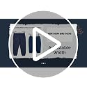 50 Pack Heavy Duty Metal Pants & Skirt Hangers with Clips for Closet Organization