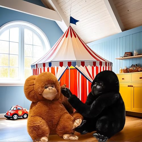 10" Plush Soft Gorilla Monkey Stuffed Animal Pillow, Pillow, Plush Doll Animal Toys, Plush Interactive Toys Suitable for Children and Adults