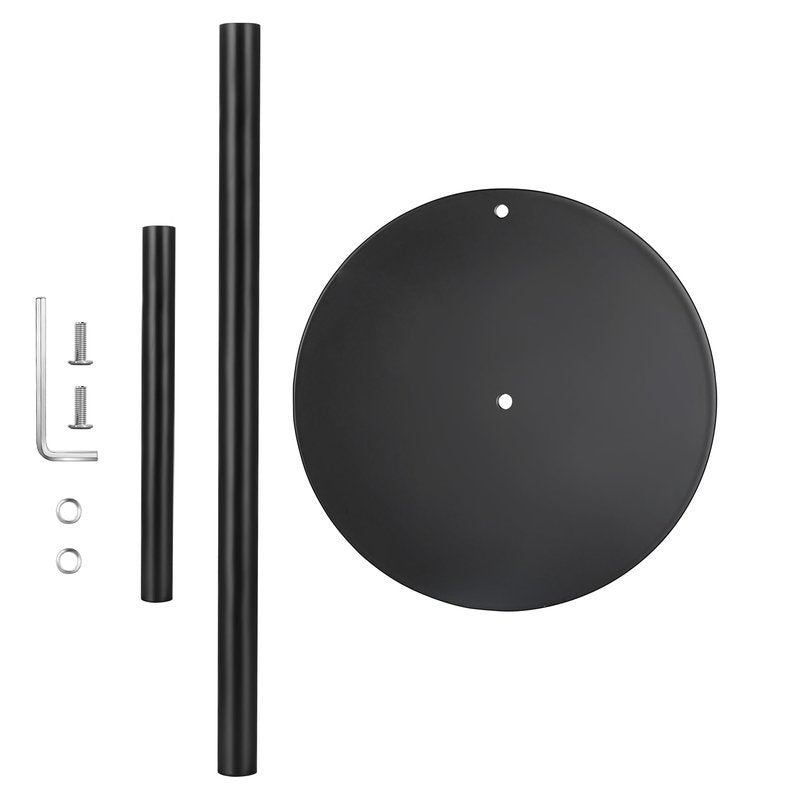 Paper Towel Holder Countertop, Paper Towel Holder Black, Stainless Steel Paper Towel Holders for Standard and Large Size Paper Rolls