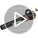 Electric Leaf Blower 12 Amp, 600 CFM & 110 MPH, Lightweight Yard Cleanup Tool