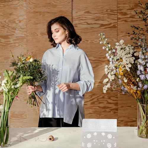 15cm 10yards Christmas Snowflake Glitter Tulle Snowflake Fabric Sparkling Tulle Snowflake Ribbon for Home Office DecorationWrapping Party Decoration (White)