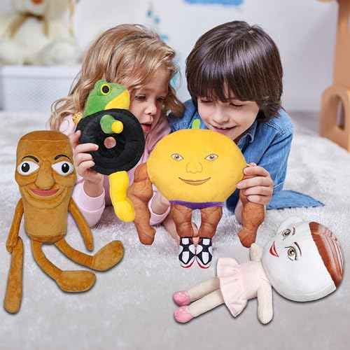 Italian Brainrot Plush,12.9 Inch Funny Tung Tung Tung Sahur Plush Toys Halloween Christmas Birthday Party Gifts for Boys and Girls Room Decor for Video Game Fans